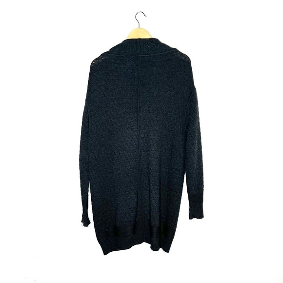 Lululemon Grey Merino Wool Thumbholes Tunic Oversized Cardigan Sweater - Picture 6 of 11